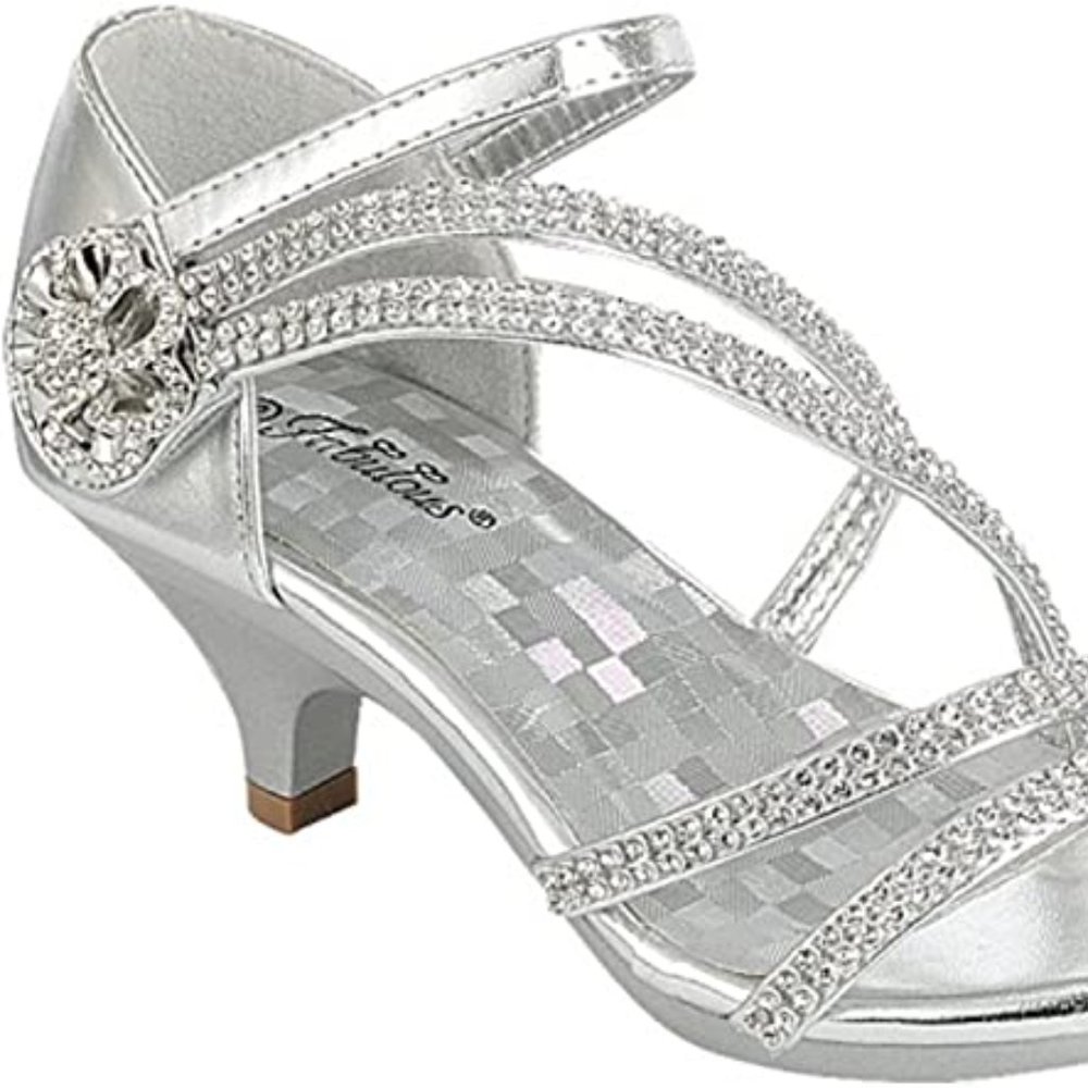 Fabulous Brand Girls fancy heel Sz 2